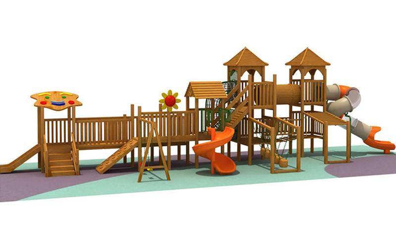 Corsair Wooden Outdoor Playground