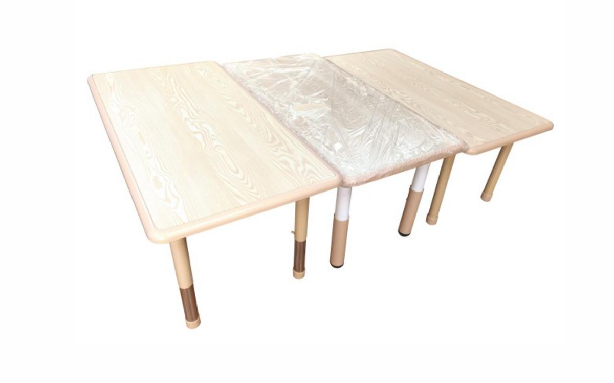 MDF Plastic Table And Chair Set