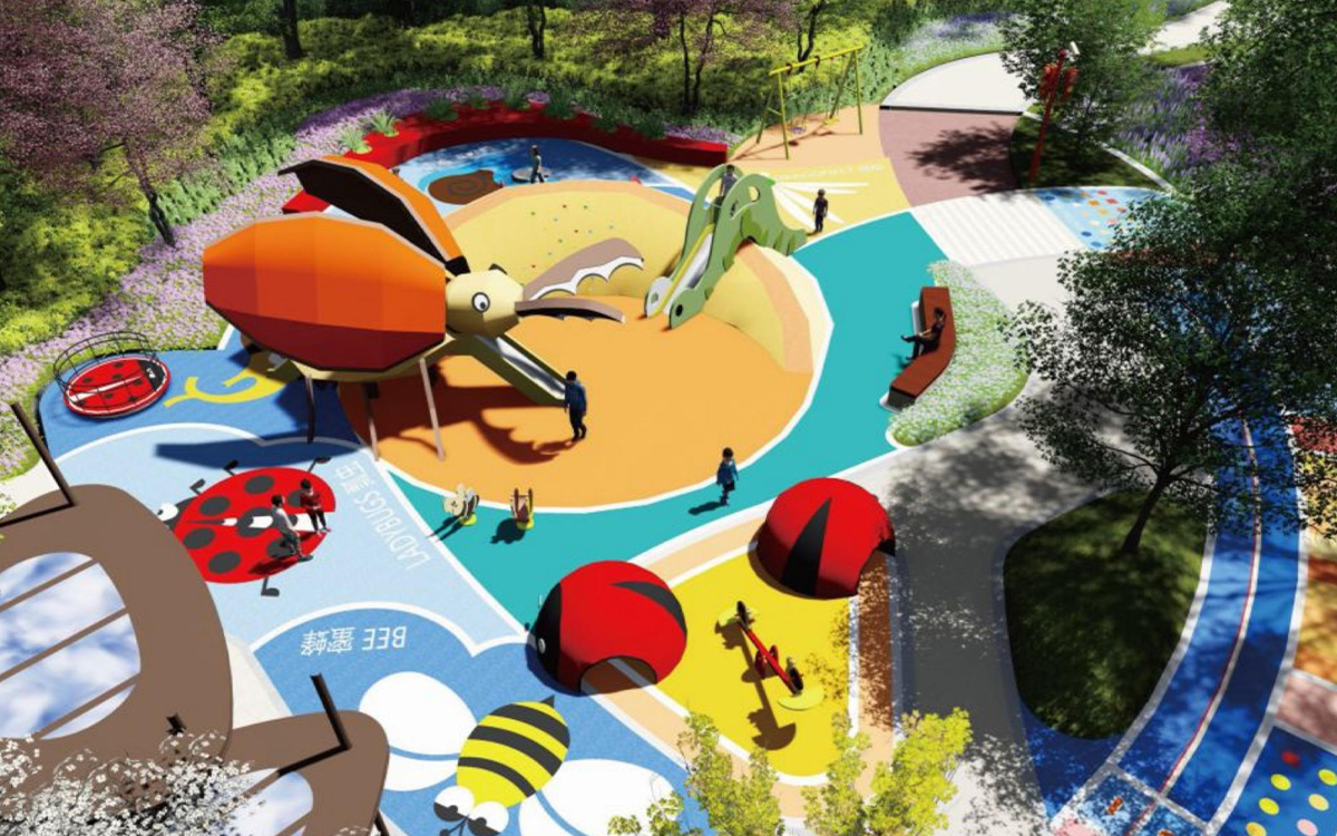 Bug Modeling Series Customized Outdoor Playground