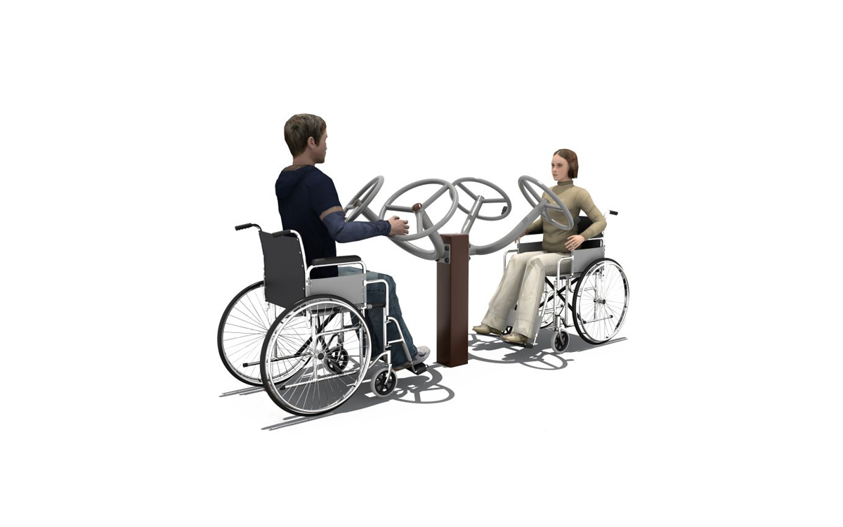 Adaptive Disabled Outdoor Fitness Equipment for Inclusive Workouts