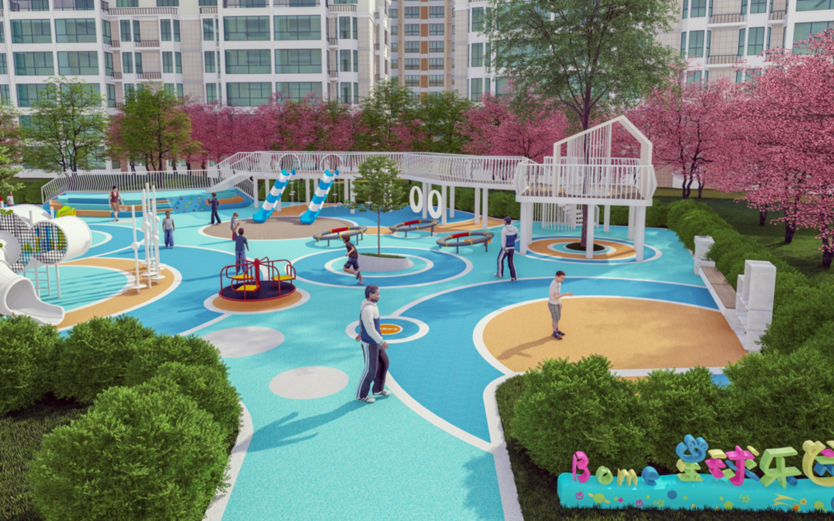 Cloud Promenade Series Customized Outdoor Playground