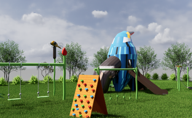 Project 58 Customized Outdoor Playground