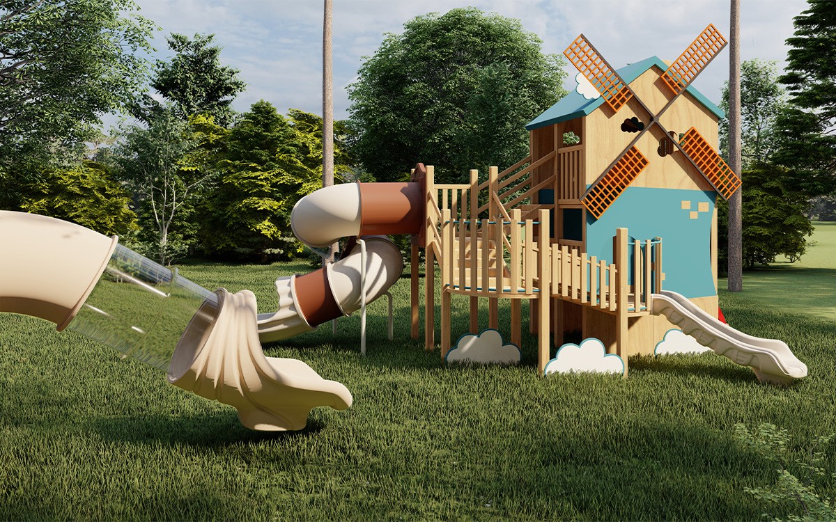 Wooden Playground Equipment