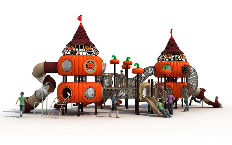 Pumpkin-shaped Outdoor Playground