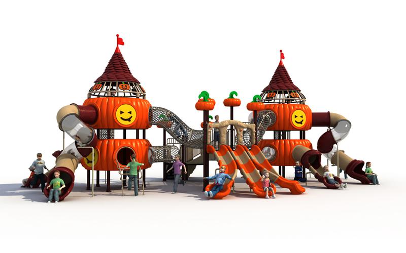 Pumpkin-shaped Outdoor Playground