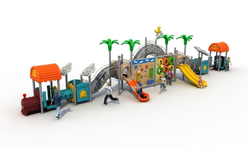 Train Assembly Outdoor Playground