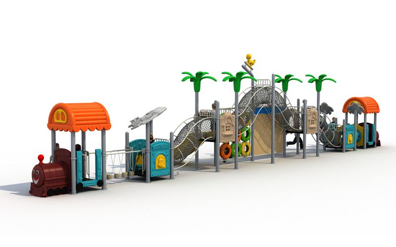 Train Assembly Outdoor Playground