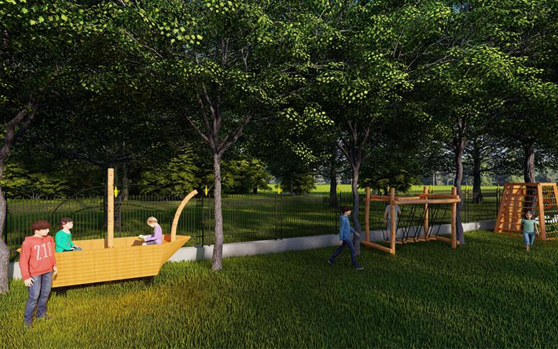 Wooden Garden Adventure Customized Outdoor Playground