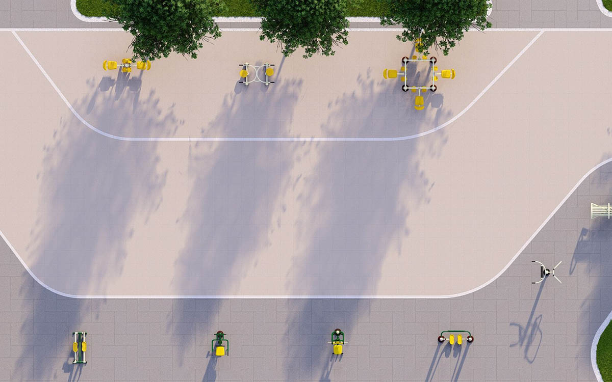 2024 Park With Outdoor Gym