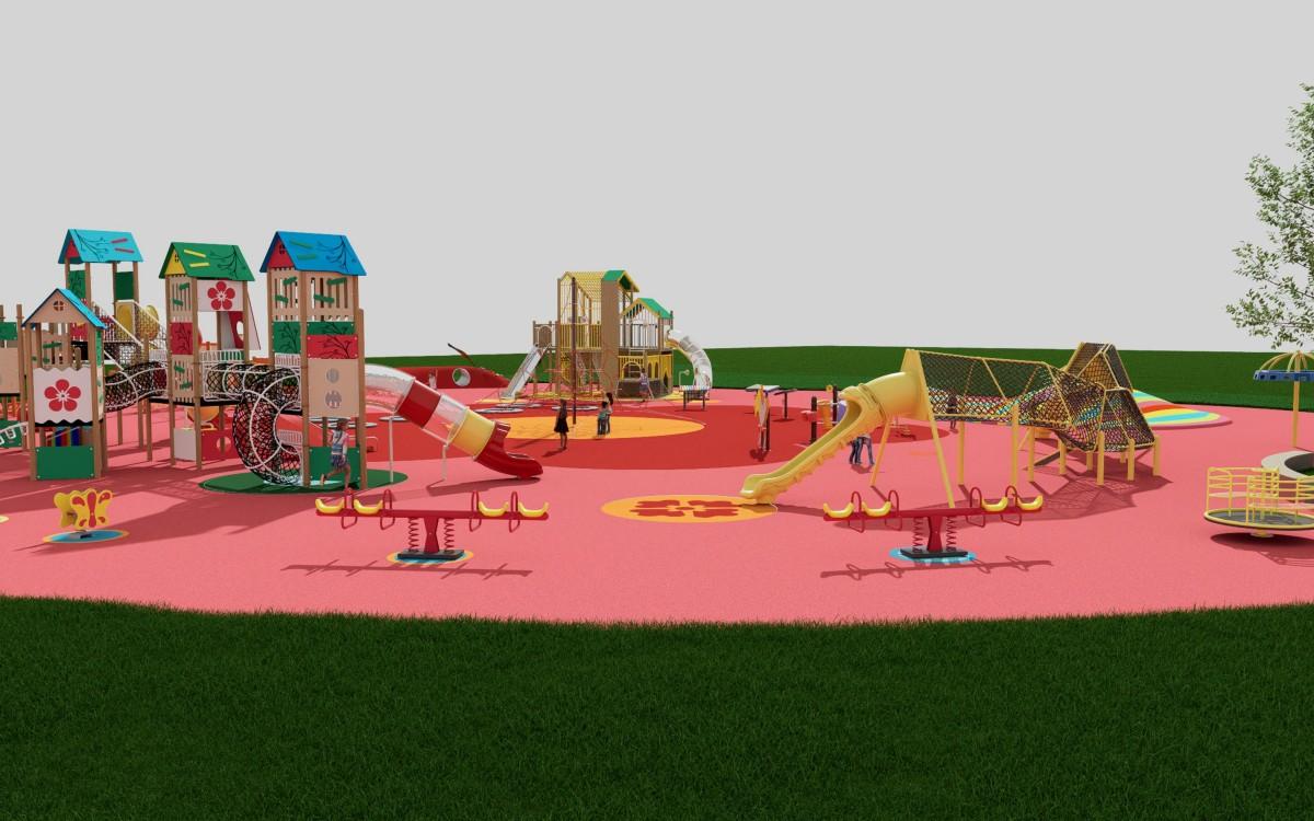 Custom Made Playground Slides