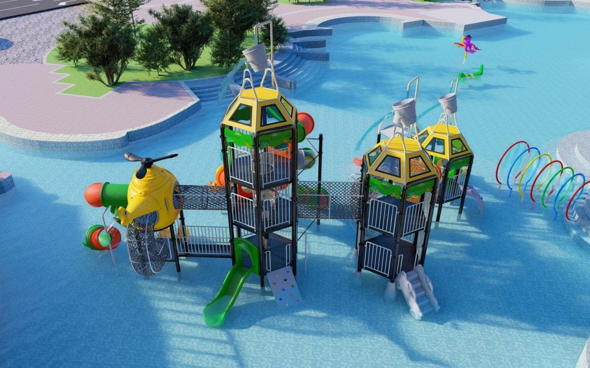 2024 Crossroads Water Spray Playground